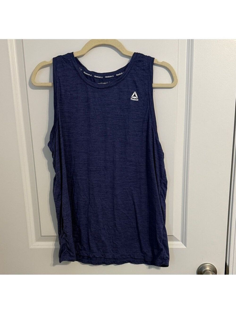 Reebok Women's Deep Blue Muscle Tee